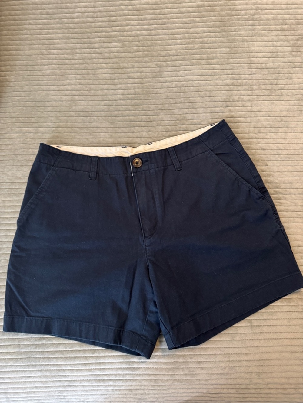 chubbies Navy Blue Flat-Front Men's Shorts